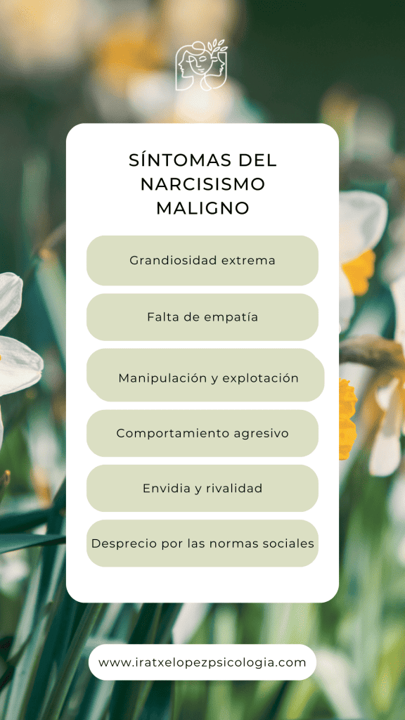 narcisismo maligno síntomas